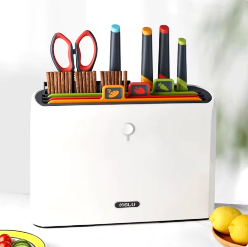 Comfy Home™Smart Cutting Board and Knife Set with Holder