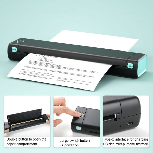 M08F A4 Portable Thermal Printer
