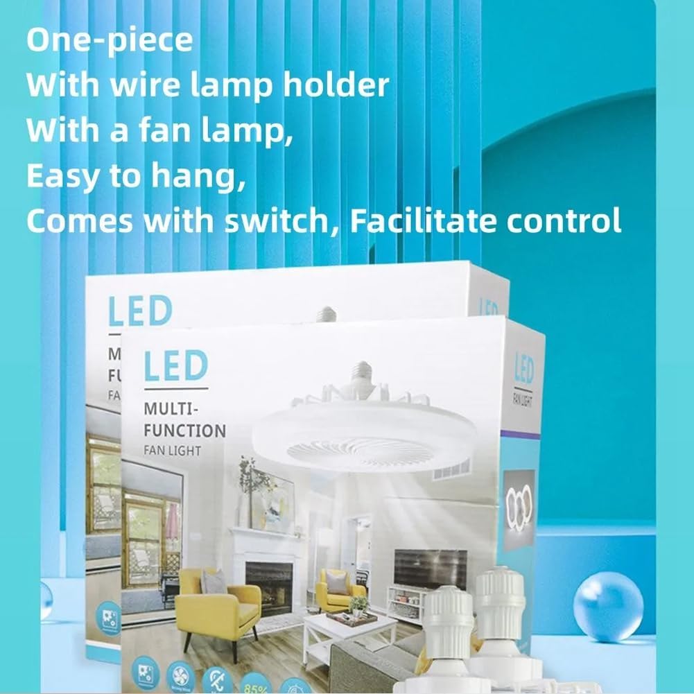 Smart 3 In 1 Ceiling Fan With Remote Control Lighting