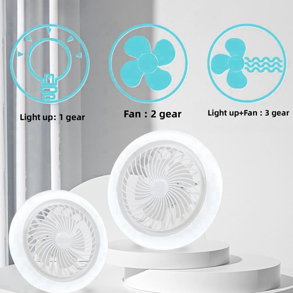 Smart 3 In 1 Ceiling Fan With Remote Control Lighting