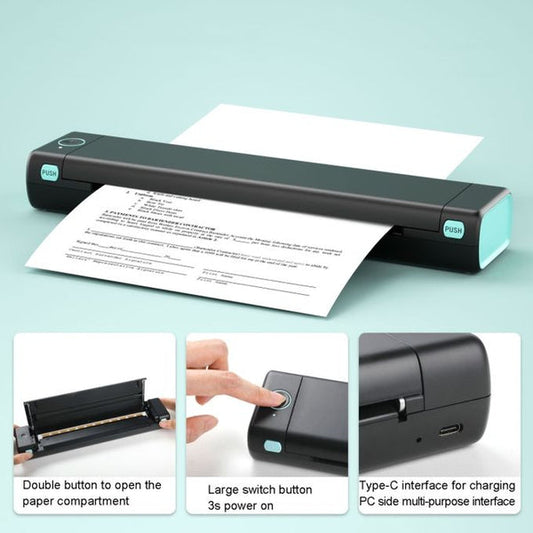M08F A4 Portable Thermal Printer