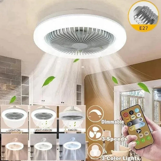 Smart 3 In 1 Ceiling Fan With Remote Control Lighting