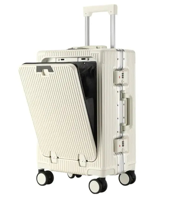The New Luggage Multifunctional Aluminum Frame Trolley