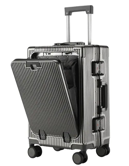 The New Luggage Multifunctional Aluminum Frame Trolley