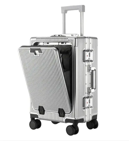 The New Luggage Multifunctional Aluminum Frame Trolley