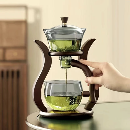 Lazy Kung Fu Glass Tea Set Semi