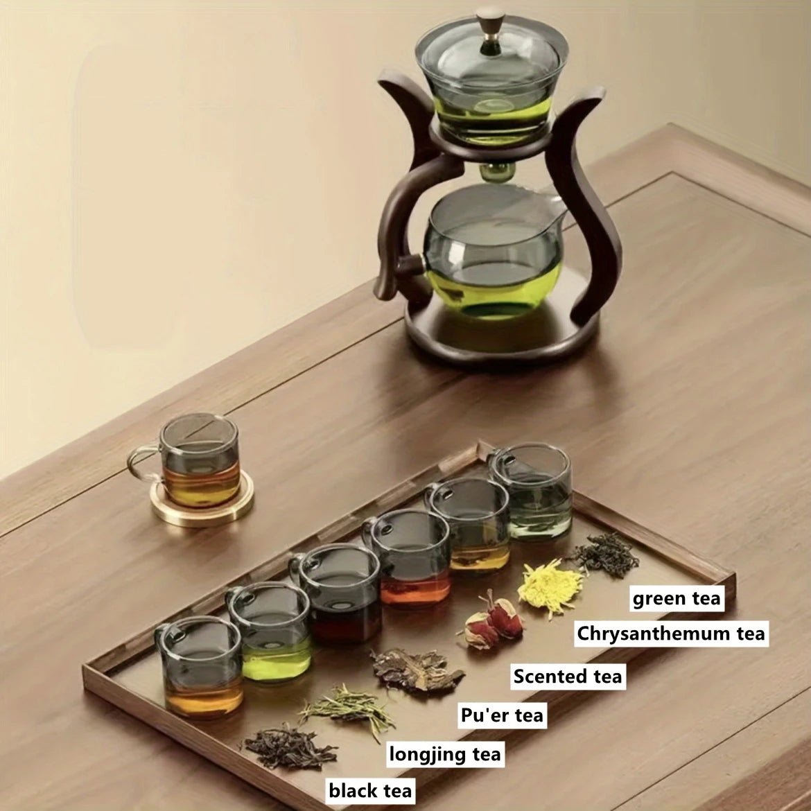 Lazy Kung Fu Glass Tea Set Semi